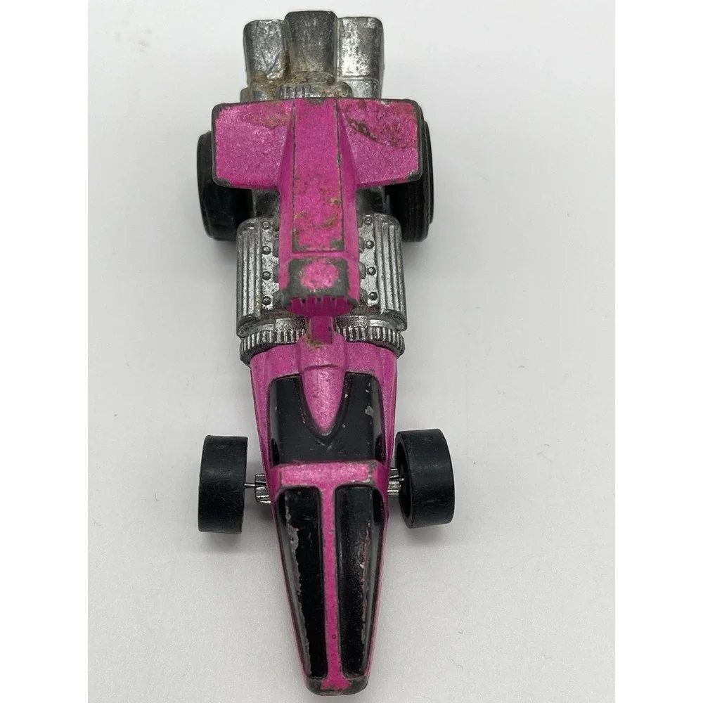 Hot Wheels 1973 Redline Revvers‎ Buzzin' Bomb Pink Hong Kong Vintage